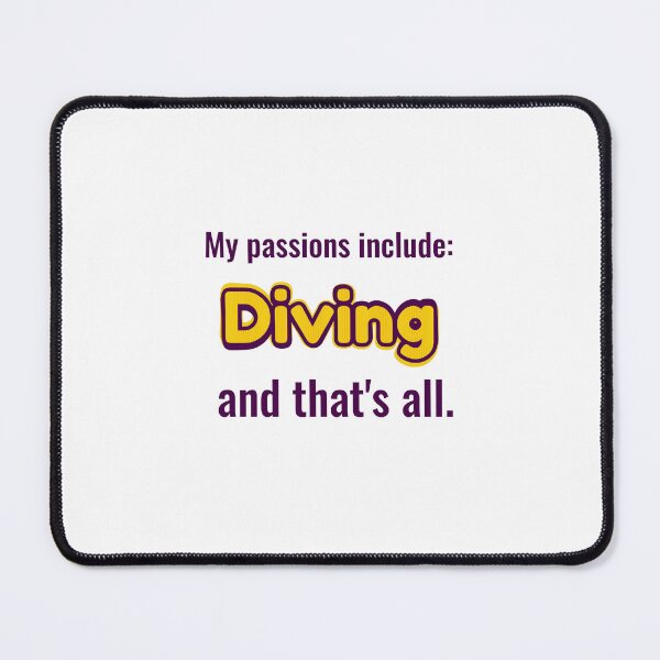 Item preview, Diving is my passion designed and sold by cooldesignsalot.