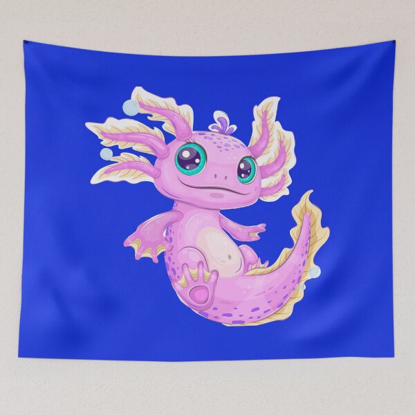 Item preview, Axolotl Art Print designed and sold by BiancaDPetals.