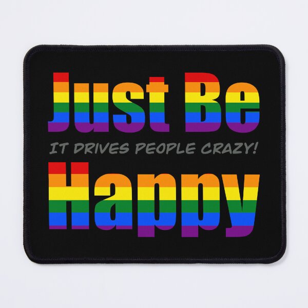 Item preview, Just Be Happy designed and sold by TheColorfulQ.