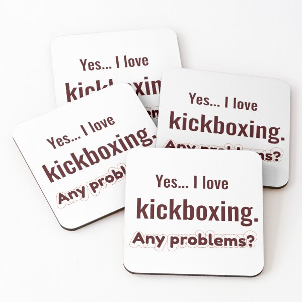 Item preview, I love Kickboxing designed and sold by cooldesignsalot.