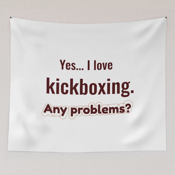 Item preview, I love Kickboxing designed and sold by cooldesignsalot.