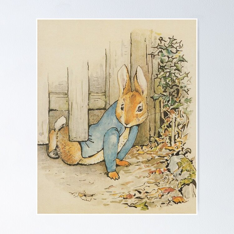 Miniature vintage cards by Beatrix Potter