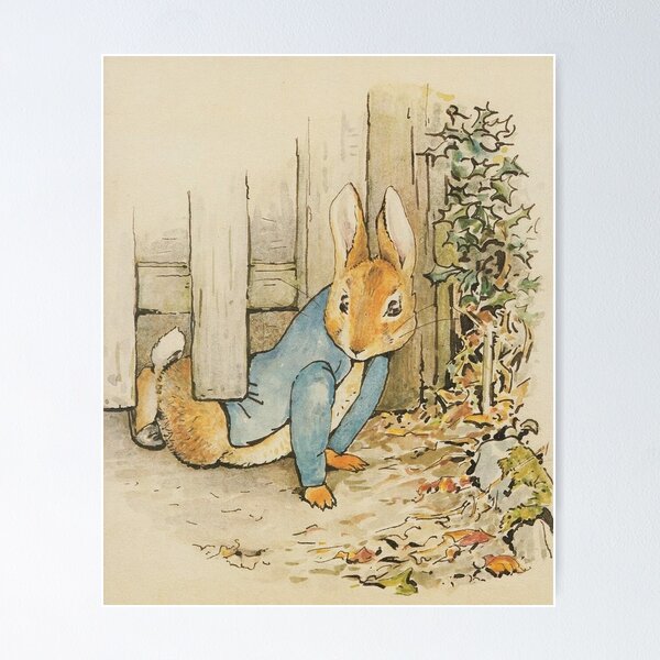 Peter Rabbit, Peter Rabbit Print, Tale Of Peter Rabbit, Flopsy Rabbit,  Watercolor Painting, Nur…