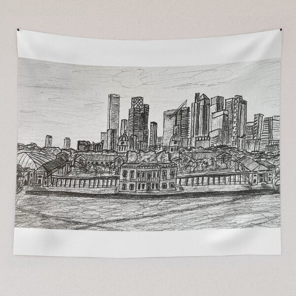 Item preview, Greenwich Park And Canary Wharf Skyline designed and sold by Callum Watson.