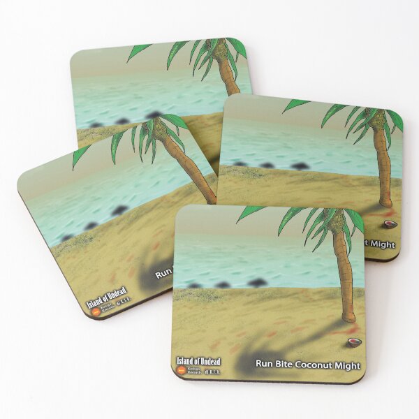 Item preview, Run Bite Coconut Might (Island of Undead) designed and sold by dj-KIR.