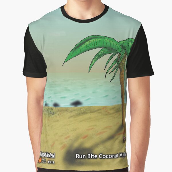 Item preview, Run Bite Coconut Might (Island of Undead) designed and sold by dj-KIR.