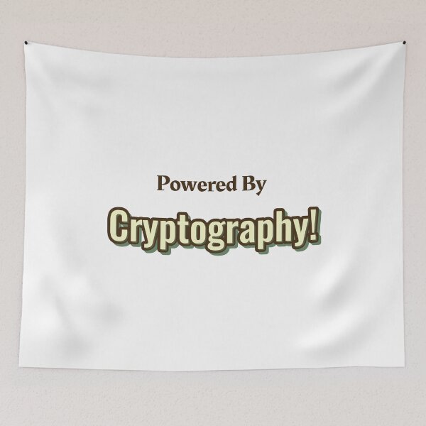 Item preview, Powered By Cryptography designed and sold by cooldesignsalot.