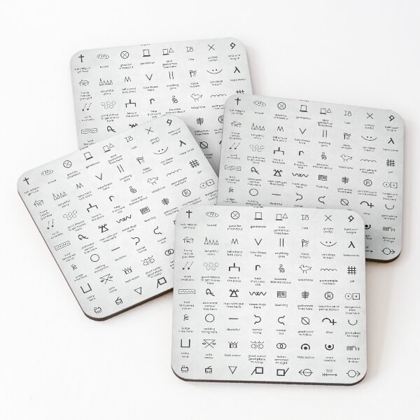 Item preview, Hobo Symbols (White) designed and sold by SelentingArts.