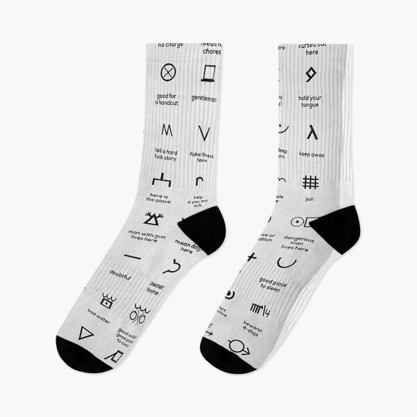 Item preview, Hobo Symbols (White) designed and sold by SelentingArts.