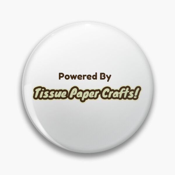 Item preview, Powered By Tissue Paper Crafts designed and sold by cooldesignsalot.