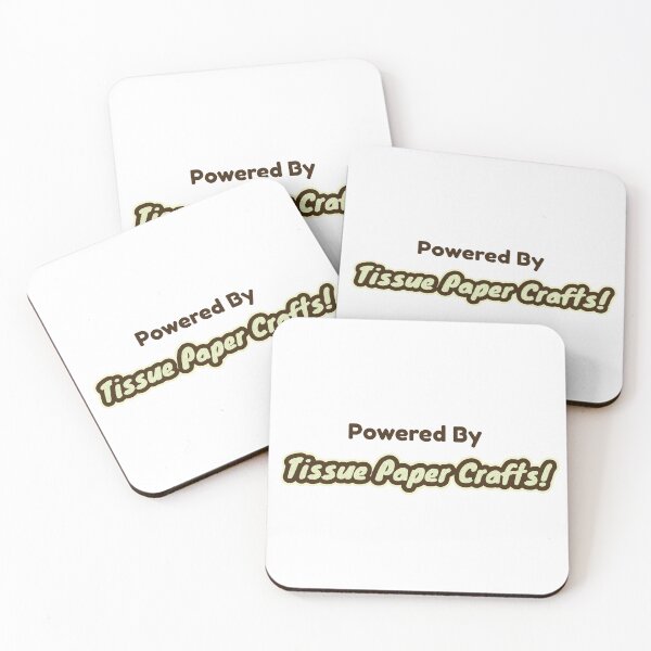 Item preview, Powered By Tissue Paper Crafts designed and sold by cooldesignsalot.