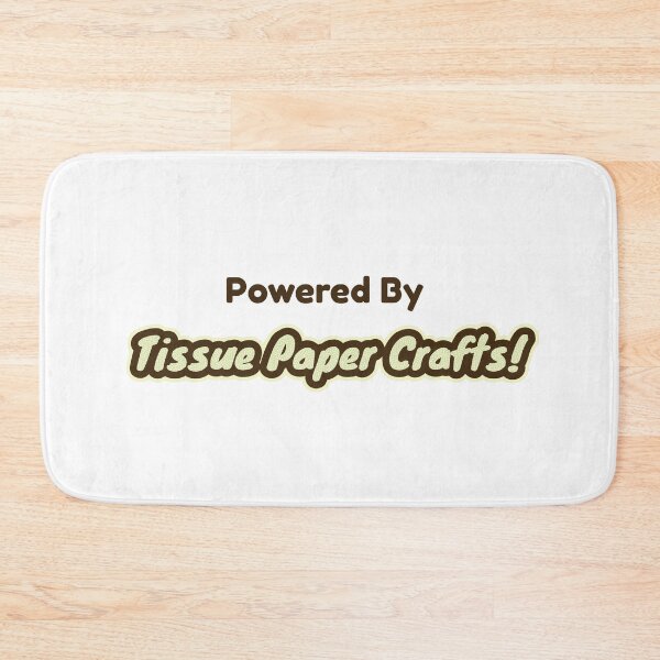 Item preview, Powered By Tissue Paper Crafts designed and sold by cooldesignsalot.
