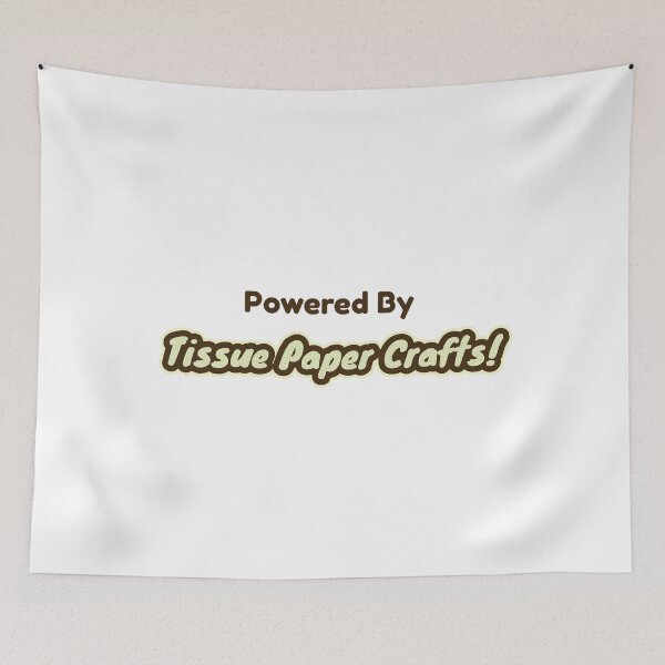 Item preview, Powered By Tissue Paper Crafts designed and sold by cooldesignsalot.