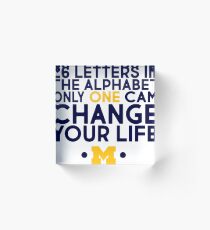 26 Letters - Great for grad cards! Acrylic Block