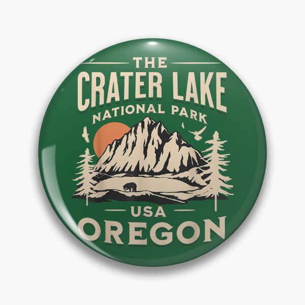 Item preview, Crater Lake National Park Oregon Hike Outdoors Vintage  designed and sold by synergyone1.