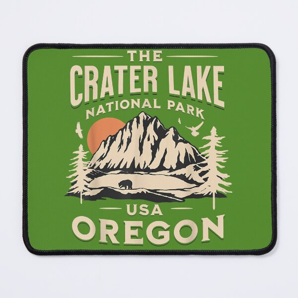 Artikelvorschau, Crater Lake National Park Oregon Wanderung im Freien Vintage entworfen und verkauft von synergyone1.