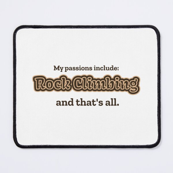 Item preview, Rock Climbing is my passion designed and sold by cooldesignsalot.