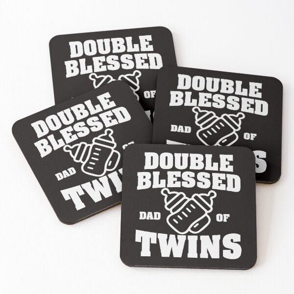 Item preview, Dad of Twins double blessed dad of twins designed and sold by corecropllc.