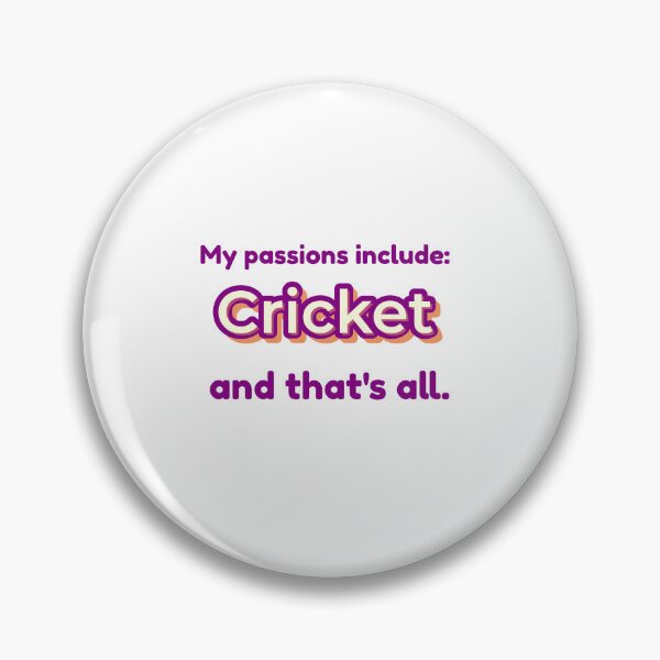 Artikelvorschau, Cricket ist meine Leidenschaft entworfen und verkauft von cooldesignsalot.
