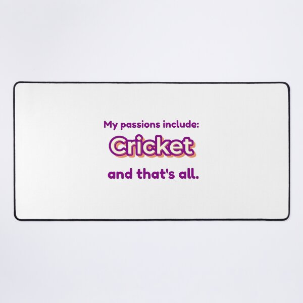 Item preview, Cricket is my passion designed and sold by cooldesignsalot.