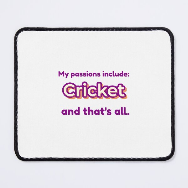 Item preview, Cricket is my passion designed and sold by cooldesignsalot.