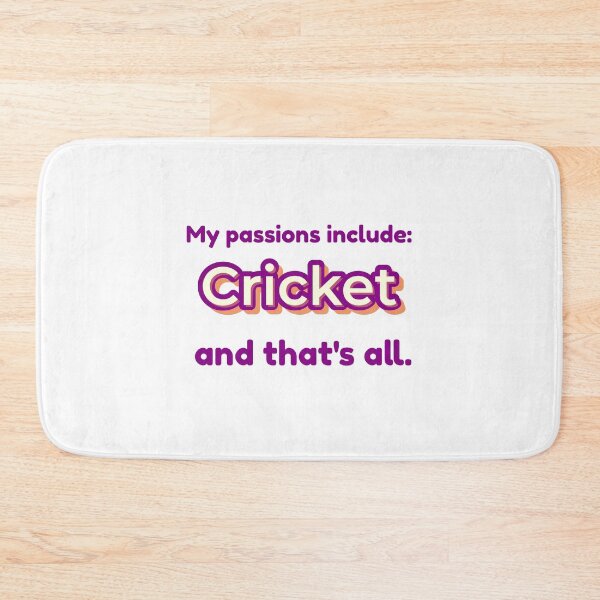 Item preview, Cricket is my passion designed and sold by cooldesignsalot.