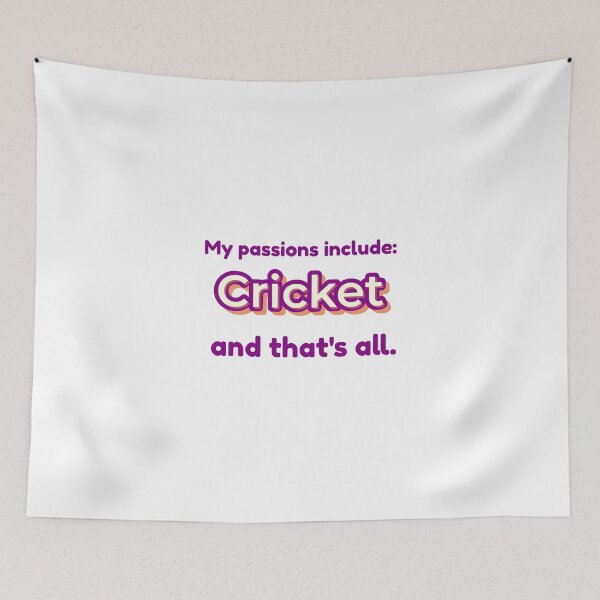 Item preview, Cricket is my passion designed and sold by cooldesignsalot.