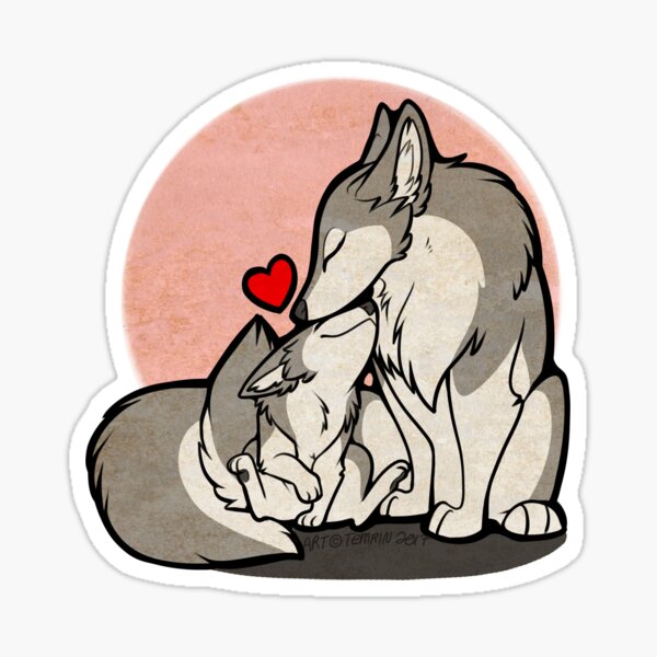 Fathers & Mothers Day Canines Sticker