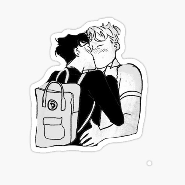 Item preview, Nick Nelson and Charlie Spring Kissing Heartstopper designed and sold by InsecurePuppet.