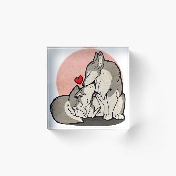 Fathers & Mothers Day Canines Acrylic Block