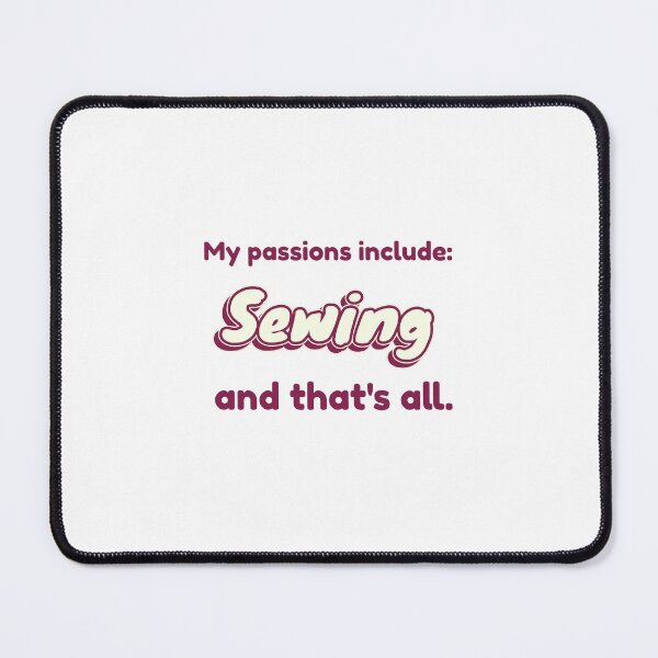 Item preview, Sewing is my passion designed and sold by cooldesignsalot.