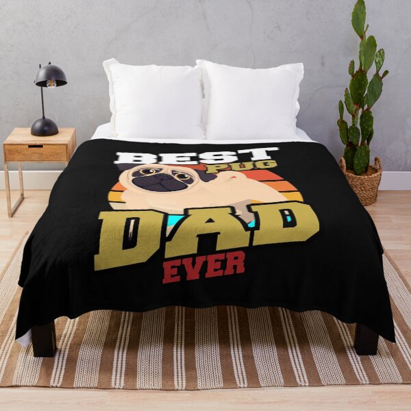 Item preview, Best Pug Dad Ever Cool Pug Dad designed and sold by Pugstuff.