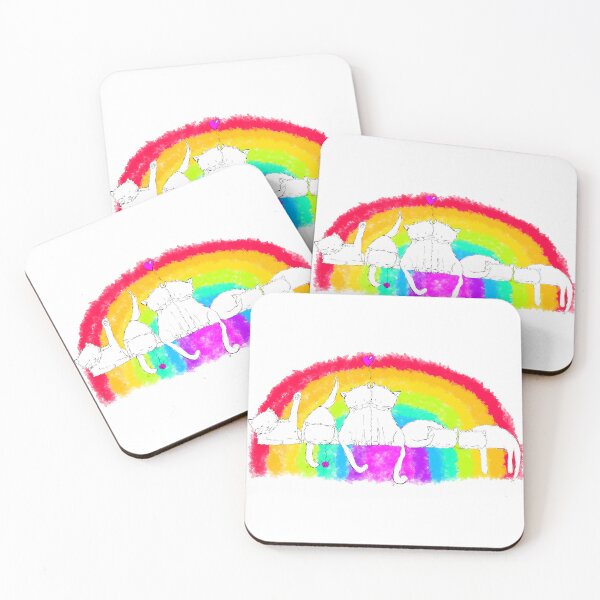 Item preview, Rainbow cats designed and sold by TheArtyAngel.