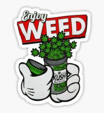 Astronauta marijuana Sticker