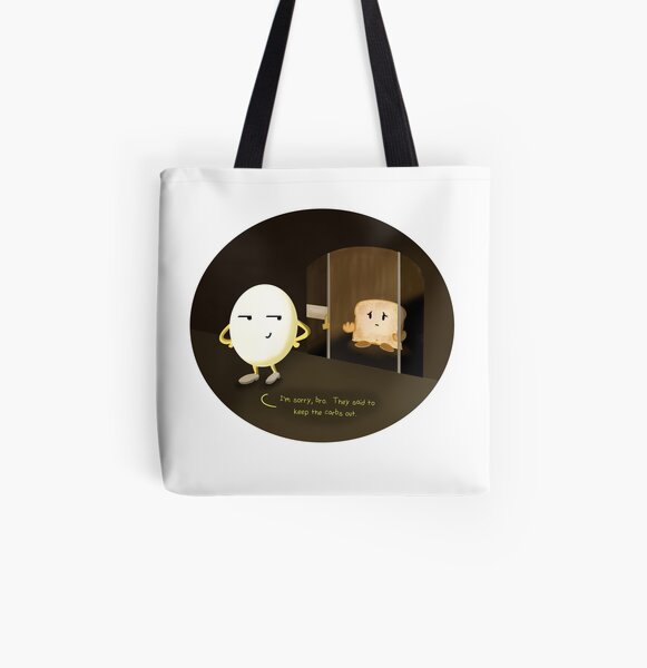 Keep the Carbs Out All Over Print Tote Bag