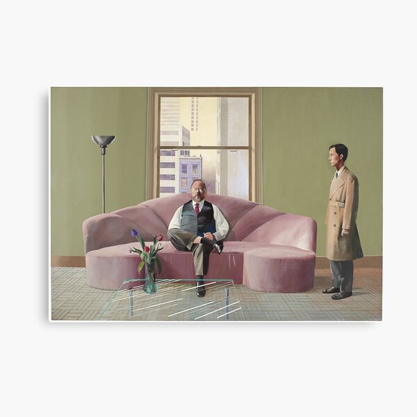 David Hockney art Canvas Print