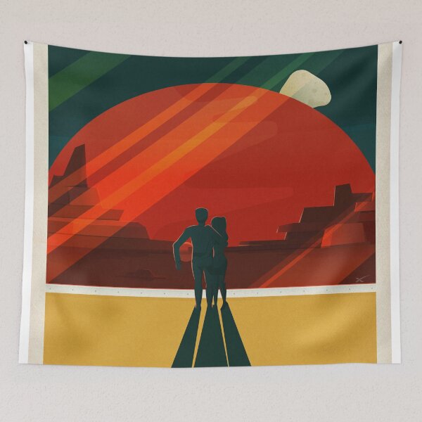 Item preview, SpaceX Mars Colonization and Tourism Association: Phobos & Deimos (8K resolution) designed and sold by bobbooo.