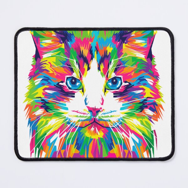 Item preview, Colorful Cat  designed and sold by GoldenPaw Society.