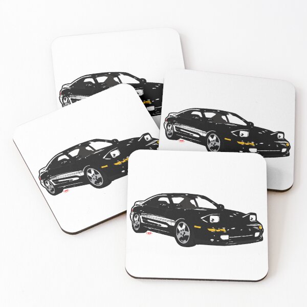 Item preview, Black & White 90s Japan Sport Car designed and sold by CoolRide.