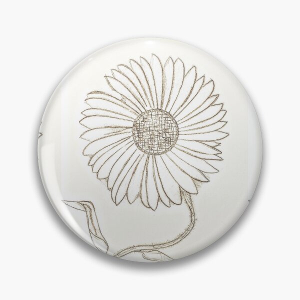 Item preview, Metric Sunflower Botanical Sketch designed and sold by Lacey Schmidt.