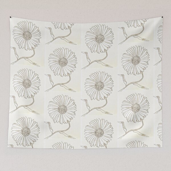 Item preview, Metric Sunflower Botanical Sketch designed and sold by Lacey Schmidt.