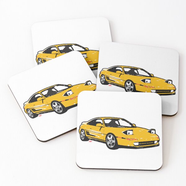 Item preview, Yellow 90s Japan Sport Car designed and sold by CoolRide.