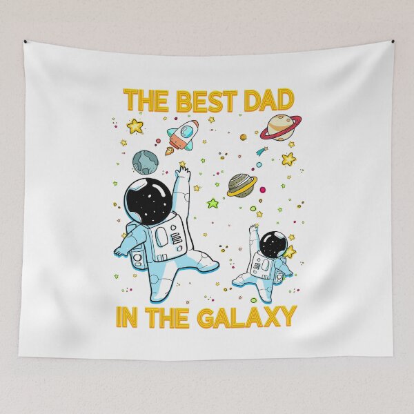 Item preview, Dad (WY),Father,The best Dad in the galaxy,Happy Father's Day T-Shirt, Father's Day Gift, Moustache Shirt designed and sold by Vaccine159.