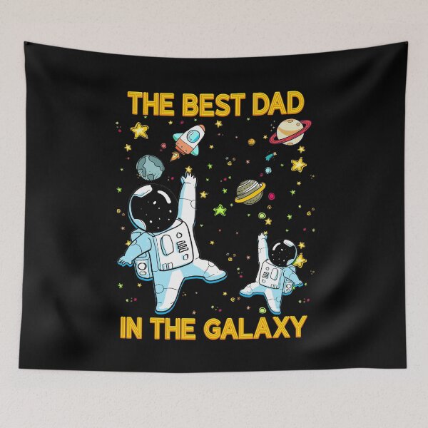 Item preview, Dad (BY),Father,The best Dad in the galaxy,Happy Father's Day T-Shirt, Father's Day Gift, Moustache Shirt designed and sold by Vaccine159.