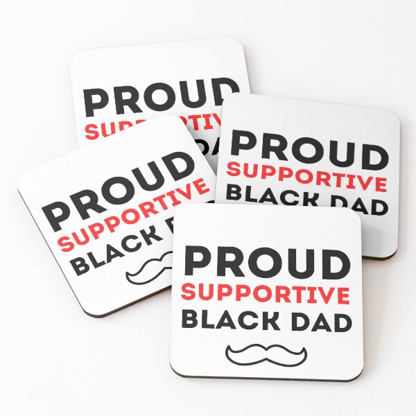 Item preview, Proud Supportive Black Dad, Gift for dad on birthday or Fathers Day  designed and sold by Mehdi Art.