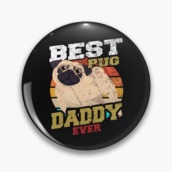 Item preview, El mejor papá pug de todos los tiempos El papá pug más genial designed and sold by Pugstuff.
