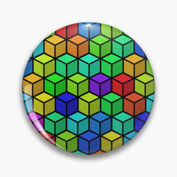 Item preview, Rainbow Cube pattern designed and sold by ianablakeman.