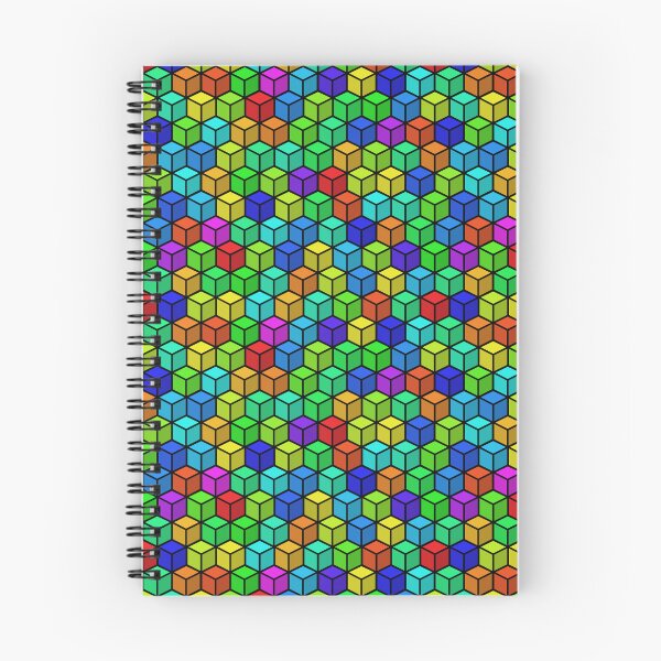 Item preview, Rainbow Cube pattern designed and sold by ianablakeman.