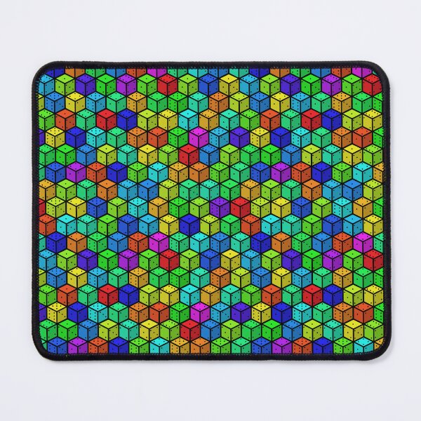 Item preview, Rainbow Cube Dice Pattern designed and sold by ianablakeman.