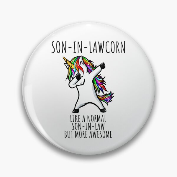 Item preview, Son-In-Lawcorn Funny Unicorn Dabbing Gift Like A Normal Son-In-Law But More Awesome designed and sold by FunnyGiftIdeas.